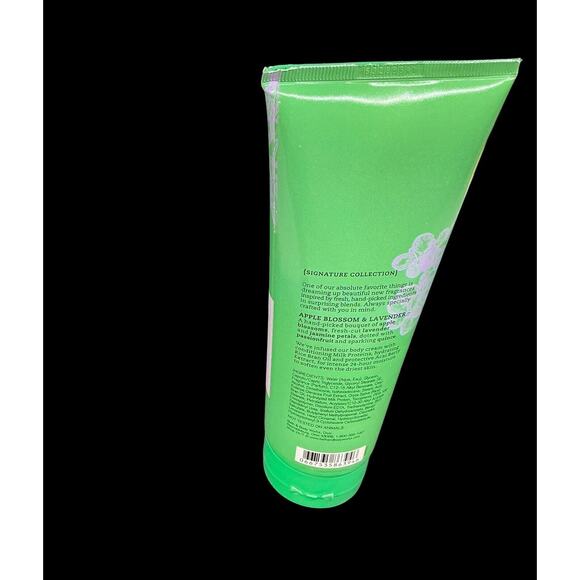 Bath & Body Works Apple Blossom & Lavender Tripple Moisturizer Body Cream 8 oz - Picture 2 of 2